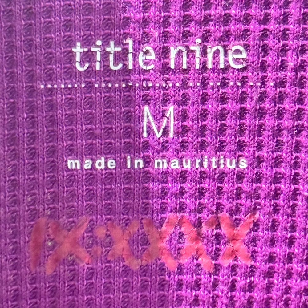 Title Nine Purple pull over - Picture 5 of 6